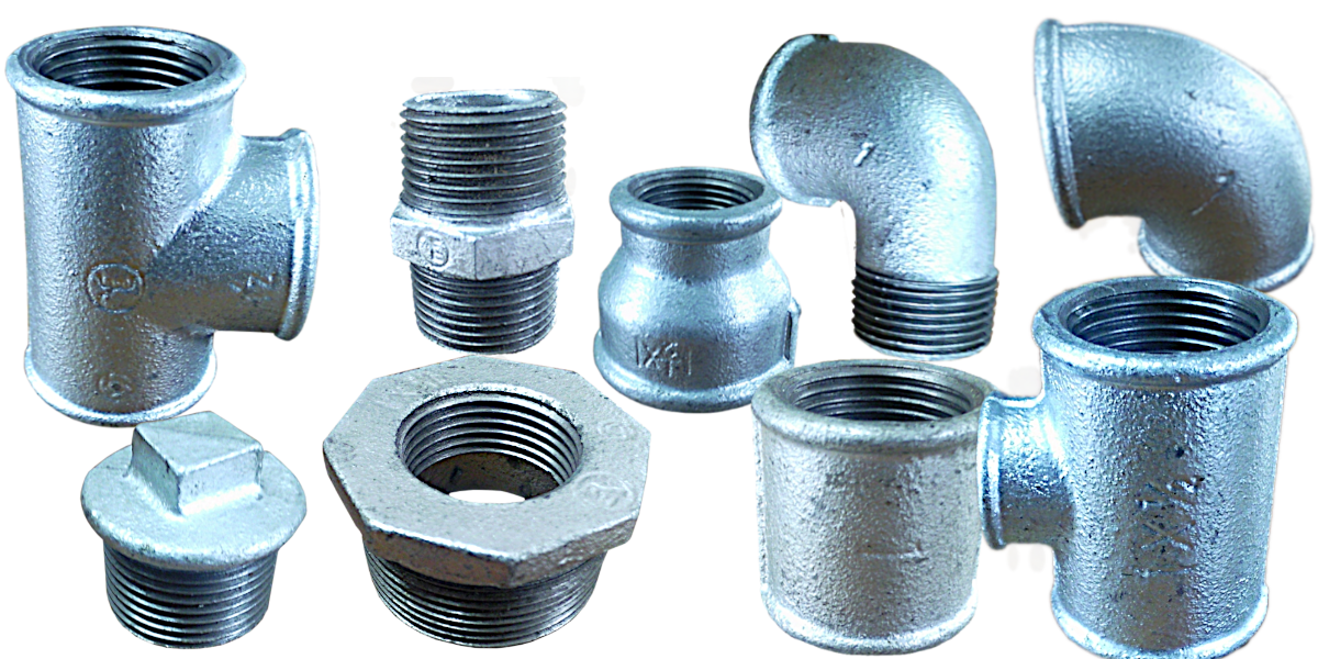 Zdjęcie złączek ocynkowanch